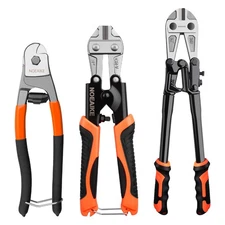 3-Pack Bolt Cutters Set,14" Heavy Duty Bolt Cutter,8"Small Bolt Cutter,8"Wire...