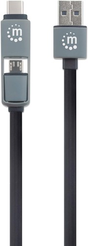 Manhattan 102179 Car Charger with 2 USB Ports and Charging Cable - 第 4/6 張圖片