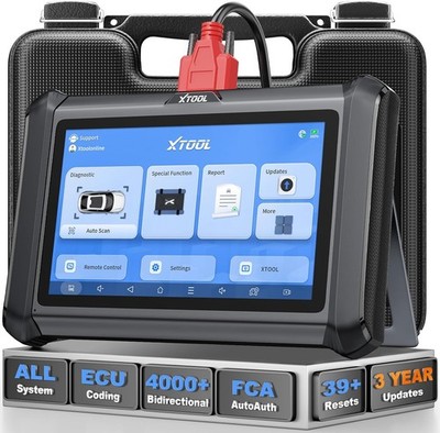 XTOOL USED D7S OBD2 Diagnostic Bidirectional Scanner E/CU Coding Tool 39+Service