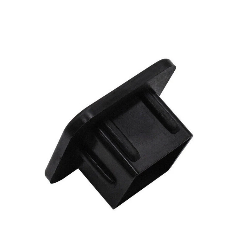 Cubierta de enganche de remolque TPU de 2 pulgadas negra para remolque de coche enchufe receptor trasero tapa antipolvo Foto 3 de 4