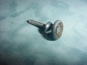 Vintage Teisco Strap Button with Mounting Screw / Original Part