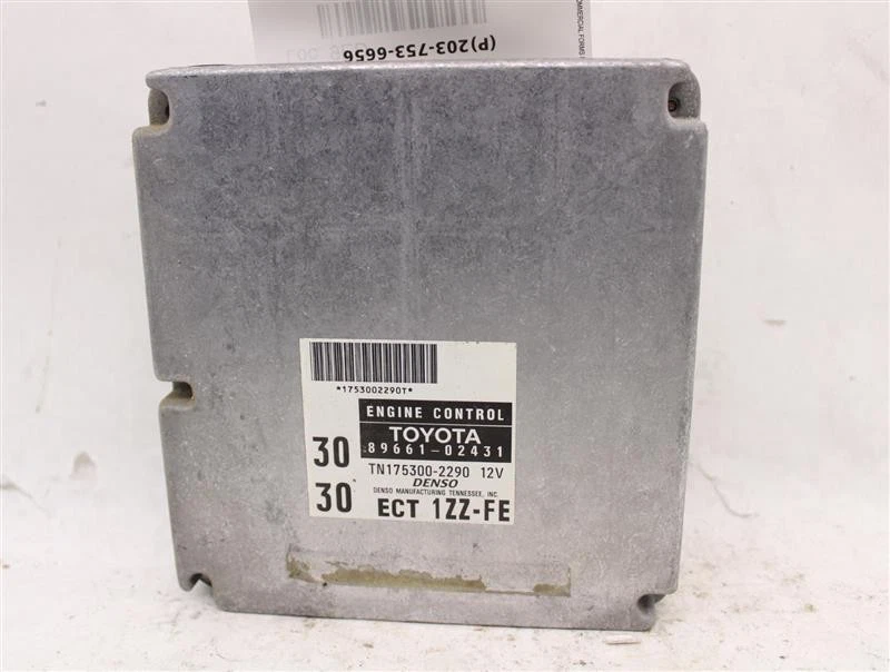Computadora ECU ECM TOYOTA COROLLA 1998 AUTO CALI 4 VELOCIDADES 8966102431 972786 Foto 2 de 4