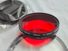 B50 to 58mm Adapter Ring Hoya 58mm Red Filter w/Cap for Hasselblad C Lens