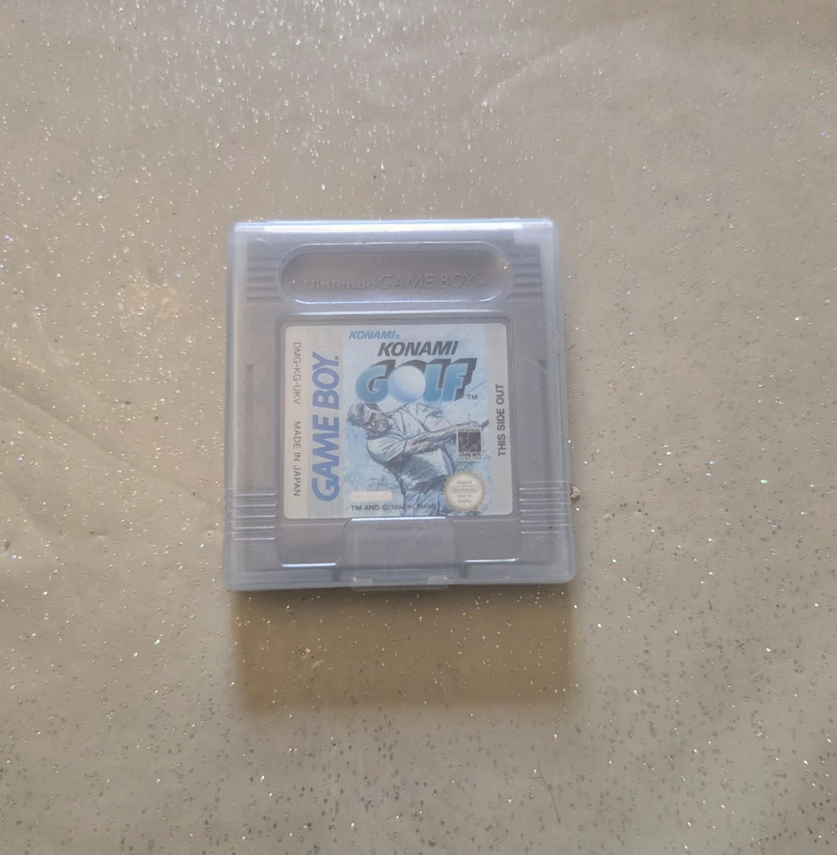 Cartucho carcasa protectora transparente Nintendo Game Boy Konami Golf 1994