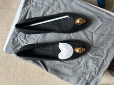 alexander mcqueen flat black shoes 8 Brand New Never worn. slim fitting.