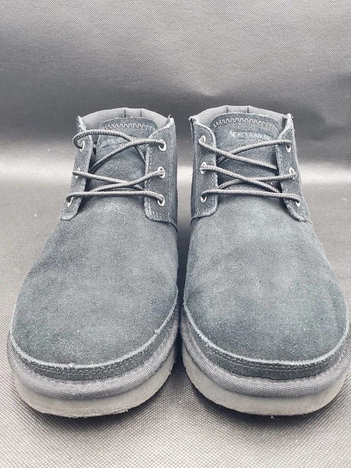 Botas al tobillo Koolaburra by UGG negras de gamuza forradas de piel Chukka para mujer 8 Foto 3 de 4