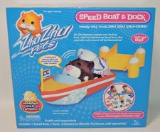 Zhu Zhu Pets Speed Boat and Dock Add On Set Hamster Playset, NEW SEALED in Box