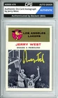 Authentic On-Card Autograph Signed by Jerry West CPG Auto Grade AUTHENTIC