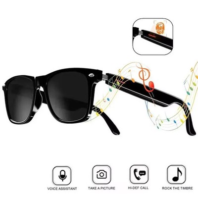 Smart Sunglasses, 5.3 Bluetooth Audio Glasses for Men Women, Remote Photography