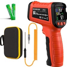-58 F to 2732 F Infrared Thermometer Temperature Gun, 50:1 Laser Thermometer Gun