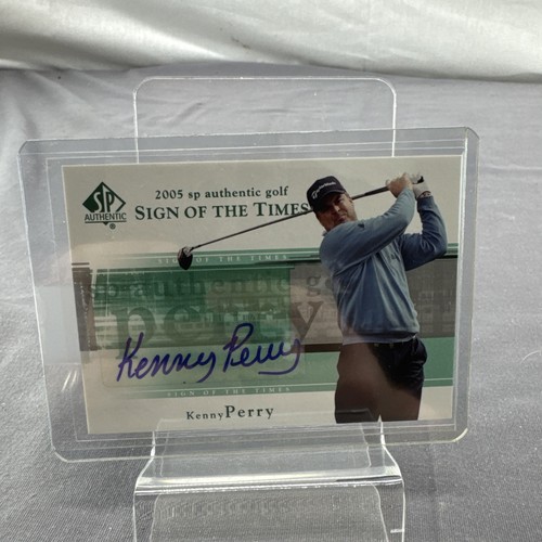 2005 SP Autnetic Golf Sign of the TImes Kenny Perry Auto