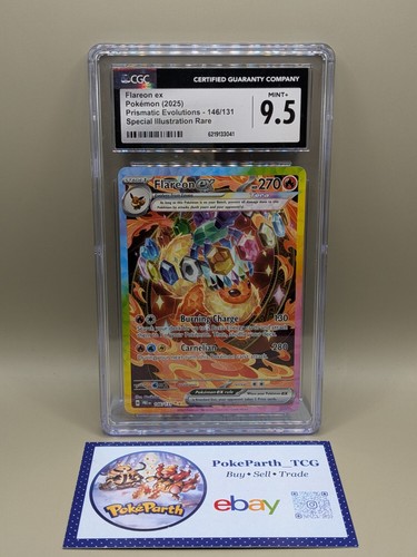 Flareon ex graded CGC 9.5 for sale on eBay