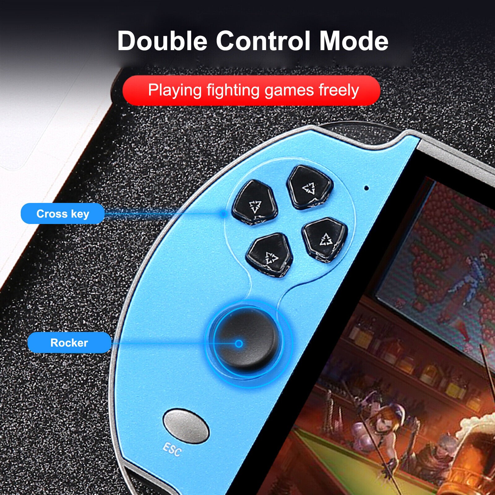 X12 Plus Handheld Spielkonsole 2700 Spiele 7 Kinder Video Game Consoles PSP