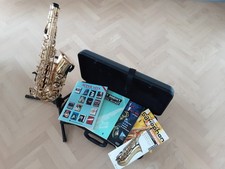 Yamaha YAS-275 Alt Saxophon + Zubehör, Koffer Ständer Noten Halsgurt Top Zustand
