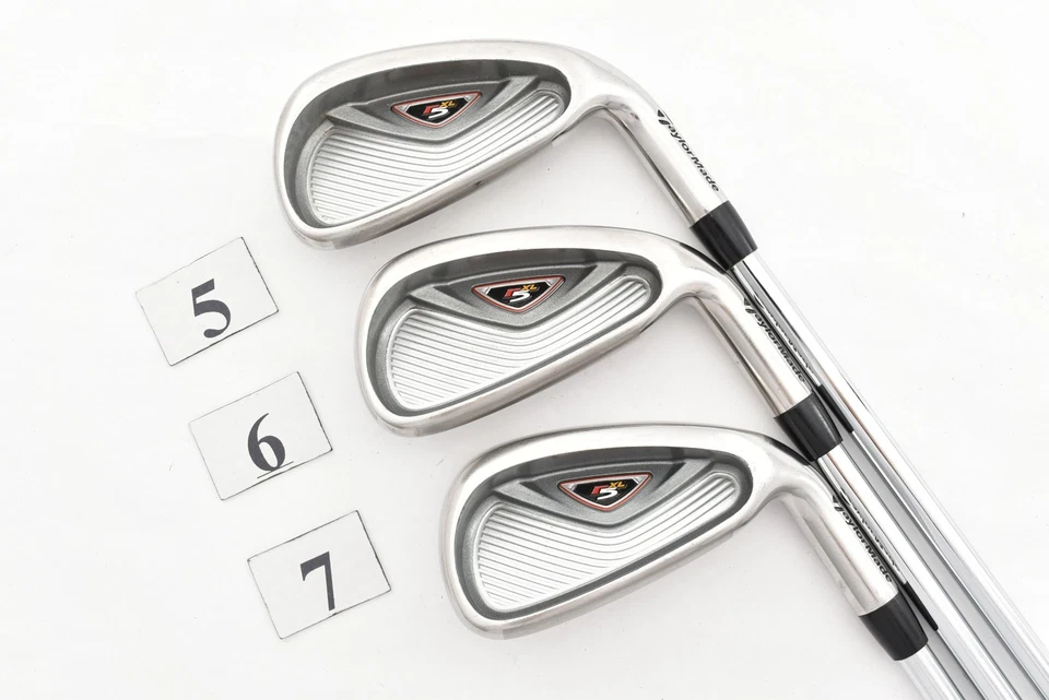 6Pcs TaylorMade r5 XL Iron Set 5-6-7-8-9-P T-Step 90 Flex S JAPAN RH Golf Clubs - Image 4 of 4