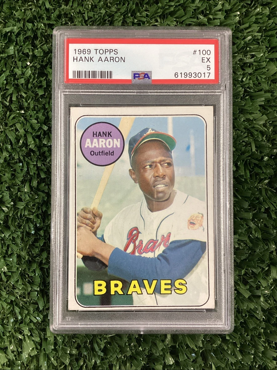 Hank Aaron 5 Graded Baseball Sports Trading Cards & Accessories