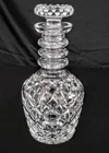 Vintage Waterford Crystal Three Ring Decanter