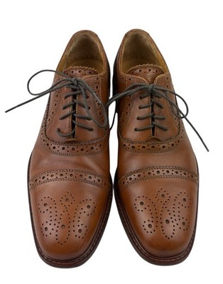 Broletto Men\'s Brown Oxford Shoes Size 11 In Great Shape! Broletto Baroque Mens Shoes 7.5 Brown Italian Leather Oxford  main image 3