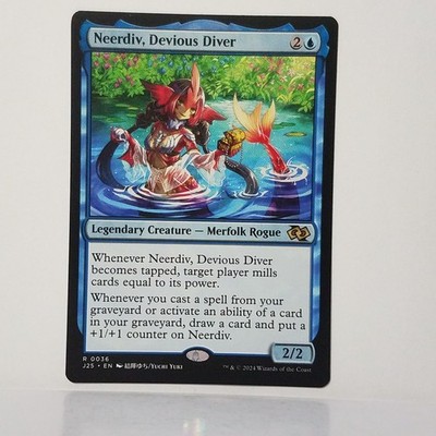 マジック：ザ・ギャザリング Neerdiv, Devious Diver Commander deck Neerdiv, Devious Diver MTG J25 0036 Rare NM Blue Merfolk Mill