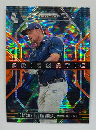 Bryson DeChambeau [Orange] #15 2024 Panini Prizm LIV Prizmatic card