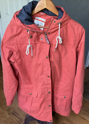 RAIN UK Sophie Chadwick size 12 US  ladies parka Jacket Coat Puffer waterproof 