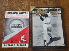 (2Buffalo Bisons Mag Luke Easter 1994 Collector's First Edition, Official Score