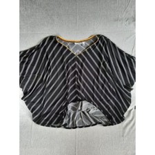 Susan Graver Womens XL Stripe Flare Stretch T...