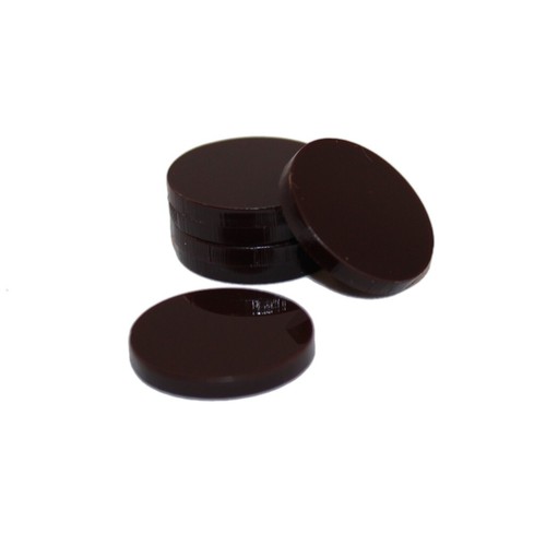 ROUND (CIRCLE) 150mm DARK BROWN GLOSS ACRYLIC BASES for Roleplay Miniatures - 第 1/1 張圖片