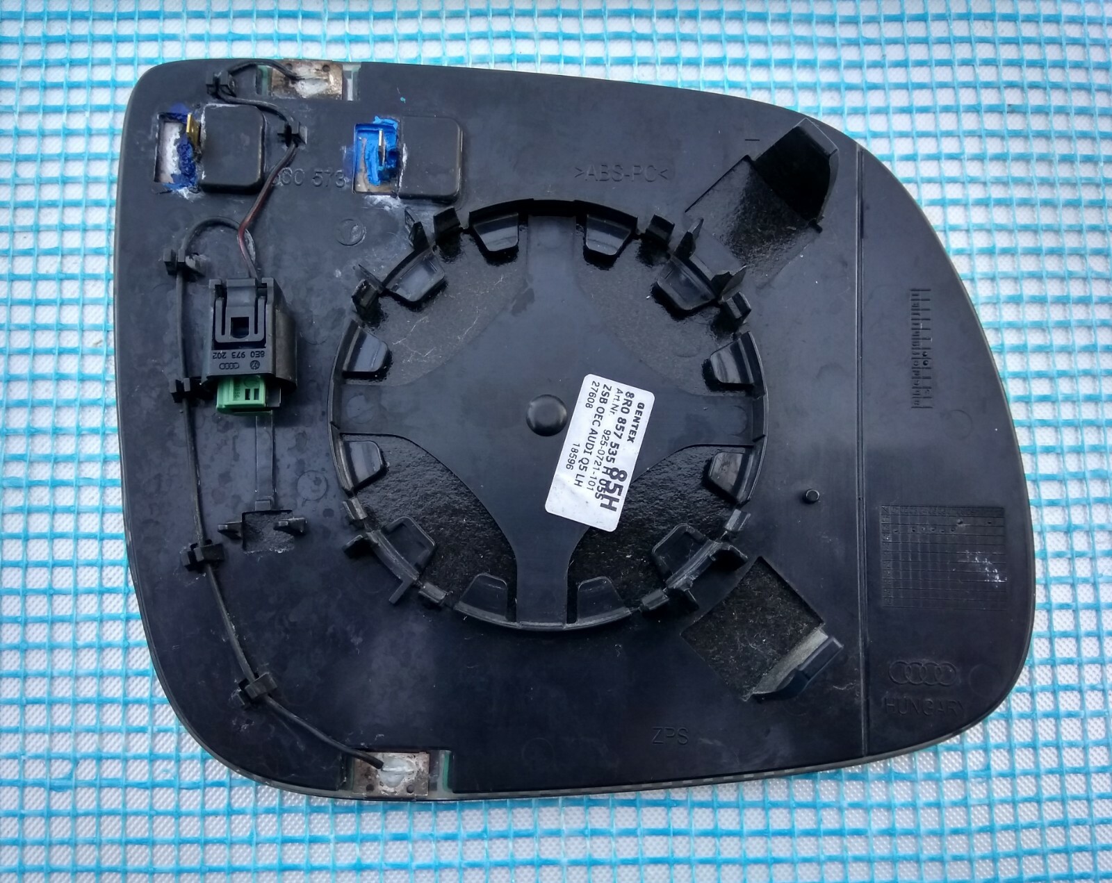 20072017 LEFT side OEM AUDI Q5 Q7 Auto DIM MIRROR GLASS LH euro WIDE