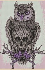 Pop Art Owl Counted Cross Stitch CHART No.2-392/17