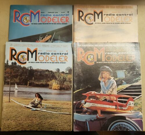 Vintage 4 Issues RC Modeler Model Airplane Magazine Radio Control 1975 - 1976 - Picture 1 of 9