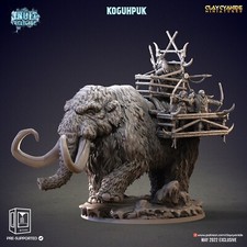 Koguhpuk | Mitología Inuit - Arcilla Cianuro RPG D&D Miniatura Impresa en 3D | Mamut