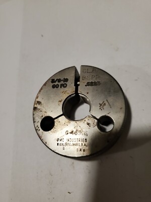 3/8-19 BSPP Thread Ring Gage PMC Industries Brand Go Only .6225 | eBay