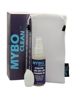Mybo Clean Eyelid Cleansing Brush For Sensitive Skin 1 Pc + Hydrating Lids And
