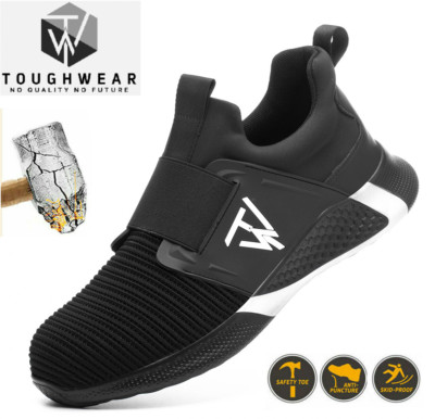 Herren-Sicherheitsschuhe Arbeit Turnschuhe Damen Stahlkappe leichte Wanderschuhe UK