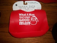 NEW BELLA TUNNO Tots Silicone Pocket BIB Mighty Goodman Baby Toddler-Ships FREE