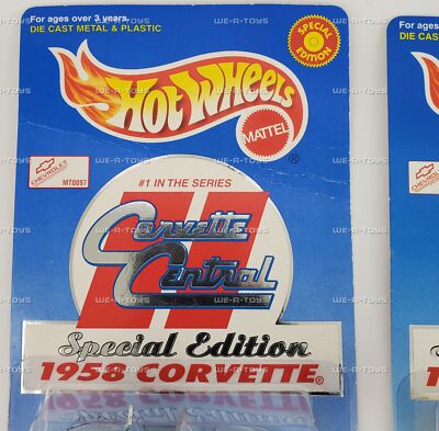 ホットウィール Corvette Central シリーズ #1〜4 Hot Wheels Lot of 4 Corvette Central Special Edition