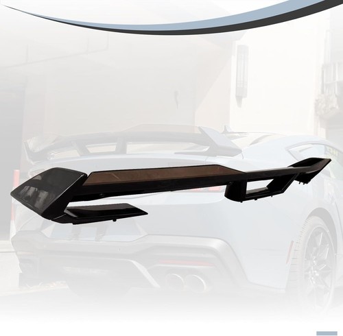 Rear Spoiler Wing Gloss Black For Ford Mustang DH Performance W/Gurney 2024-2025 - Picture 7 of 11