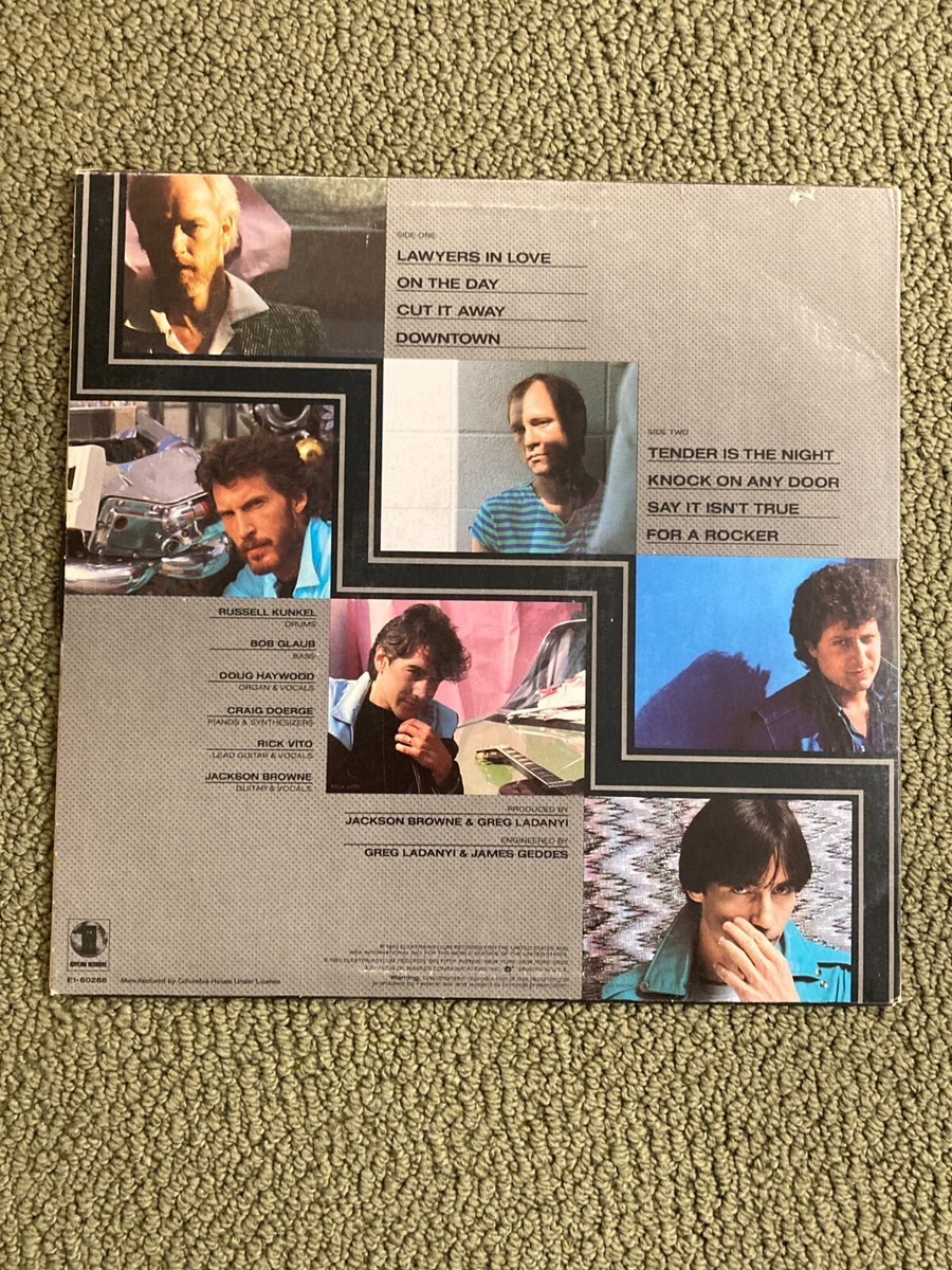 Jackson Browne ‎– Lawyers In Love 9 E1-60268 LP Vinyl - Elektra