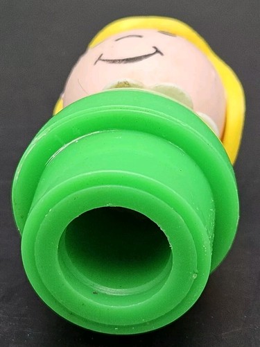 Vintage Fisher Price Little People grünes Mädchen mit blonden Haaren 1,75" Figur lose - Bild 5 von 7