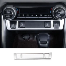 Center Console Heated Seat Button Frame For Toyota RAV4 2019-24 DX Matte Silver