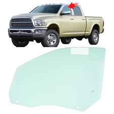Front  Left Door Window Glass For 2009-24 Dodge Ram 1500/2500/3500 4-Door Pickup