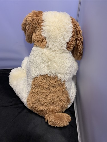 Aurora World Inc brown cream puppy dog 12” stuffed animal plush soft Z - Picture 3 of 7