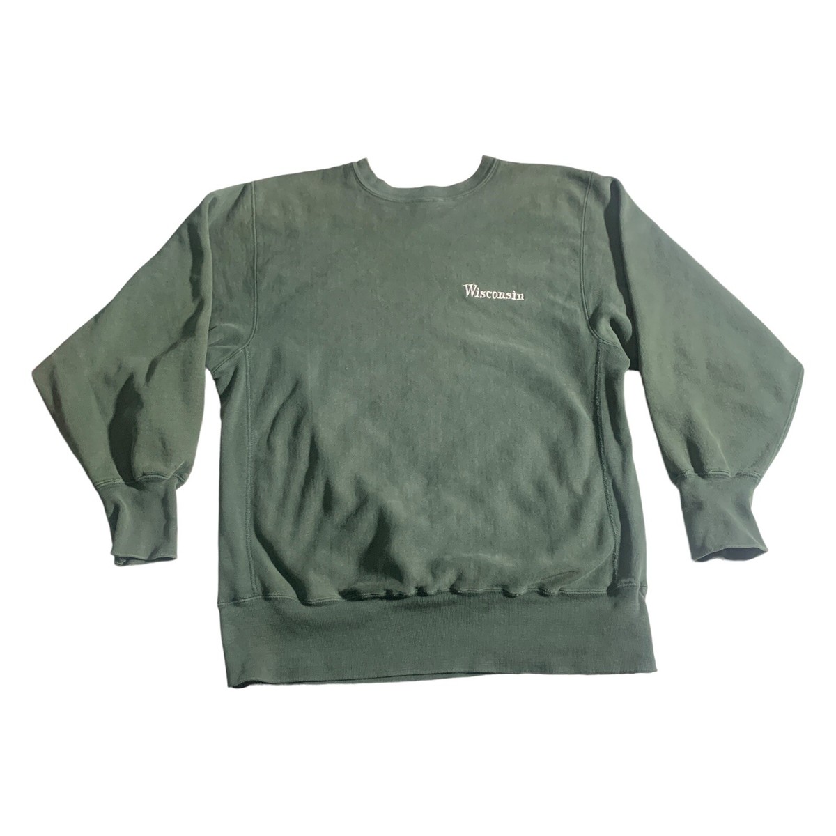 Vintage Champion Sweatshirt Reverse Weave Men's Large Green