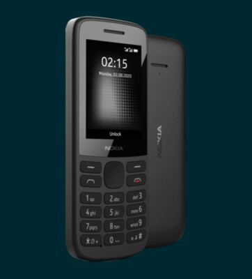 BRANDNEUES Nokia 215 DUAL SIM 2G nur Handy - Schwarz OHNE KAMERA 