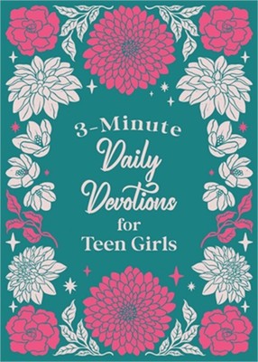 3-Minute Daily Devotions for Teen Girls (Paperback or Softback)