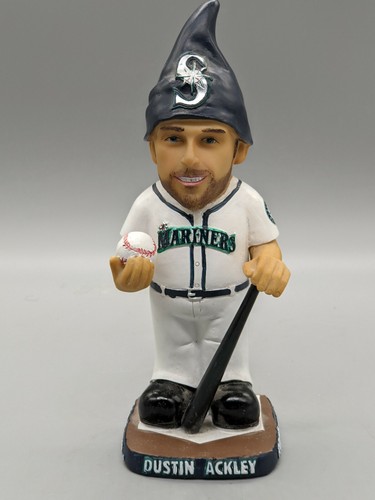 Dustin Ackley MLB Seattle Mariners Garden Gnome Bobblehead Bobble Head Yankees - Picture 2 of 10