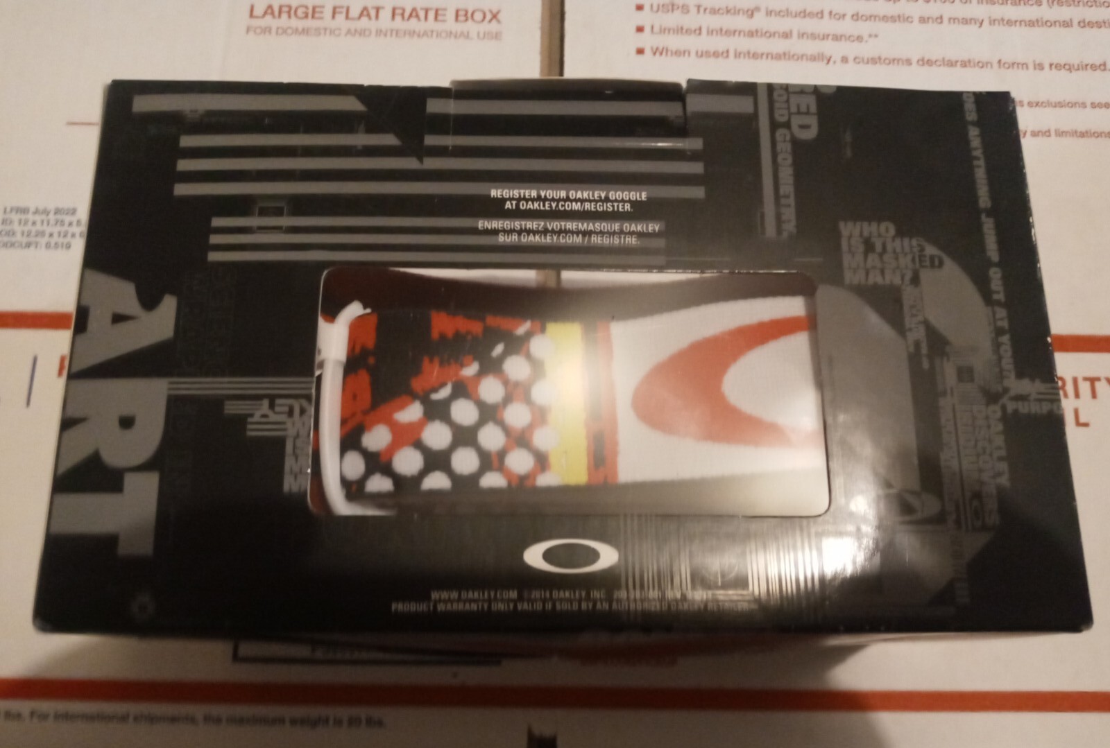 Oakley 02 MX Mosh Pit Red Yellow Snowboarding Goggles New Falak