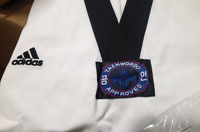 adidas Taekwondo Martial Arts Uniform Dobok Black-V Neck | eBay