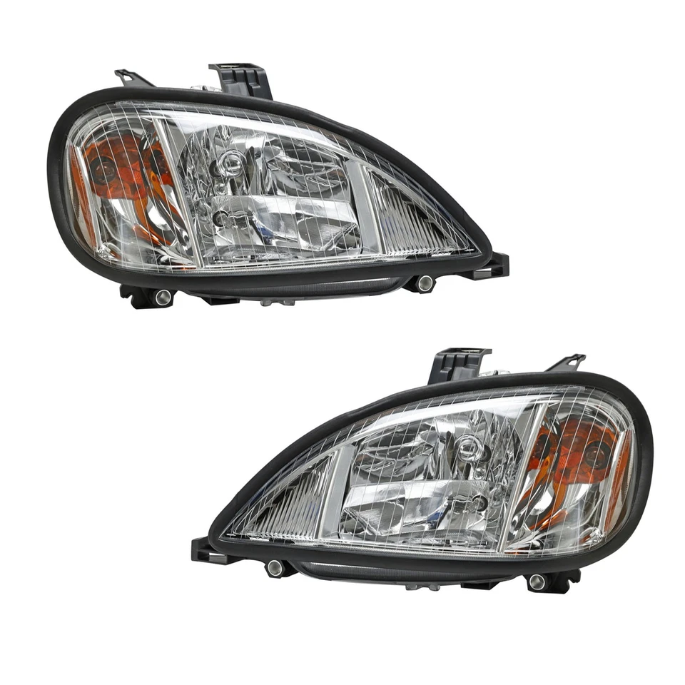 Fits 2004-2017 Freightliner Columbia Headlights Headlamps Replacement Left+Right - Image 2 of 4